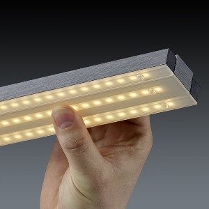 Hängeleuchte, Pendelleuchten & Hängelampen von BANKAMP Leuchtenmanufaktur LED-Pendelleuchte Lightline II up + down 2154/1-39