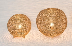 Tischleuchten, Tischlampen & Schreibtischleuchten von Holländer Leuchten Tischleuchte 1-fl g. CAMPANO PICCOLO 300 K 12255