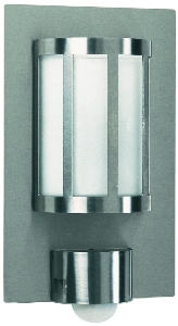 Klassische von Albert Leuchten Wandleuchte Typ Nr. 6141 - Edelstahl, mit BWM, für 1 x Lampe, E27 696141