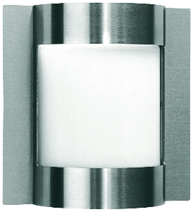 Albert Leuchten Klassische von Albert Leuchten Wandleuchte Typ Nr. 6187 - Edelstahl, für 1 x Lampe, E27 696187
