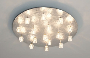 Deckenleuchten & Deckenlampen von Holländer Leuchten LED Deckenleuchte 16-flg. LUCENTE 300 K 1664 S X