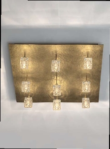 Deckenleuchten & Deckenlampen von Holländer Leuchten LED Deckenleuchte 9-flg. LUCENTE 300 K 1662  X