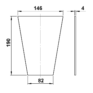 Schirme, Gläser & Stoffschirme von Albert Leuchten G 162, Scheiben-Set (4 Stück) 90220162