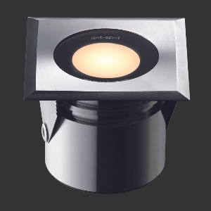 Bodeneinbaustrahler von dot-spot brilliance-mini LED Einbaustrahler, quadratisch 32201.927.99.41