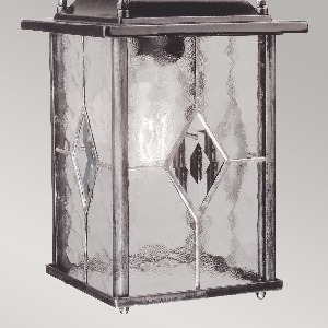 Elstead Artikel von Elstead Wexford 1 Light Chain Lantern - Black/Silver WX9