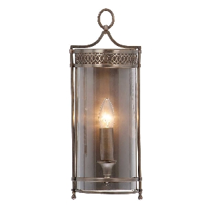 Guildhall 1 lt Wandleuchte - Dunkle Bronze