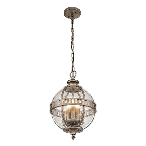 Halleron 3-Licht-Kettenlaterne - Brünierte Bronze von Elstead