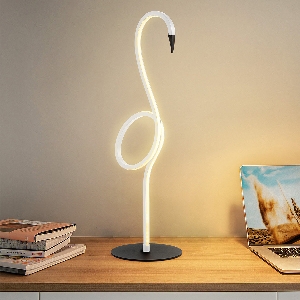 Elstead Sonderangebote - Sale bei Tischleuchten & Tischlampen von Elstead Flamingo LED-Tischlampe - Weiß FLAMINGO-TL-WHT