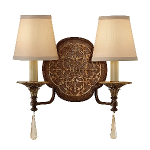 Marcella 2 Wandleuchte - Britische Bronze/Oxidierte Bronze von Elstead