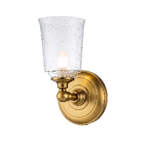 Hugenotten See 1 Licht Wandleuchte - Brüniert Messing von Elstead