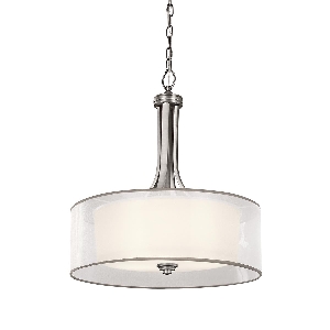 Lacey 4 Light Large Pendelleuchte - Zinn antik von Elstead