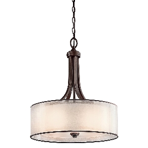 Lacey 4 Light Large Pendelleuchte - Mission Bronze von Elstead