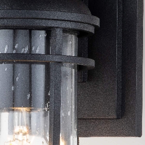 Serie LIGHTHOUSE VON ALLE von Alle von Elstead Lighthouse 1 Light Small Wall Lantern - Textured Black FE-LIGHTHOUSE2-S-BLK