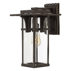 Manhattan 1 Light Medium Wall Lantern - Oil Rubbed Bronze von Elstead