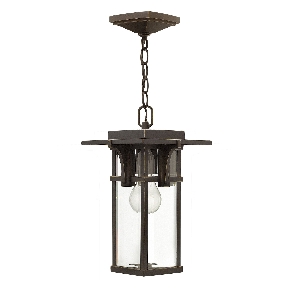 Manhattan 1 Light Chain Lantern - Oil Rubbed Bronze von Elstead