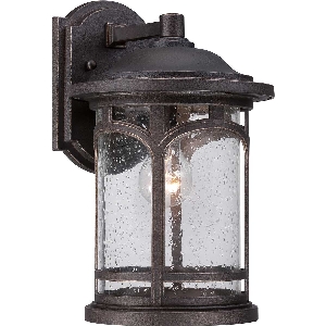 Marblehead 1 Light Medium Wall Lantern - Palladian Bronze von Elstead