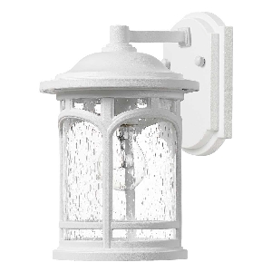 Serie MARBLEHEAD VON ALLE von Alle von Elstead Marblehead 1 Light Small Wall Lantern - White QZ-MARBLEHEAD-S-WHT