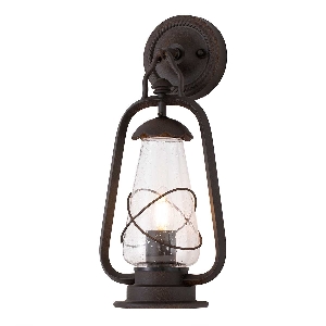 Miners 1 Light Wall Lantern - Old Bronze von Elstead
