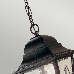 Serie NORFOLK VON ELSTEAD von Elstead von Elstead Norfolk 1 Light Chain Lantern - Black NR9-BLK