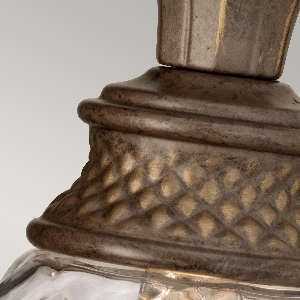 Serie PLANTATION VON ELSTEAD von Elstead von Elstead Plantation 1 leichte Wandleuchte - Perlbronze HK-PLANT-BATH-PZ