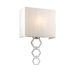 Ria Medium 1 leichte Wandleuchte - Poliertes Chrom von Elstead