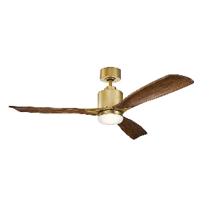 Ridley II - 52in / 132cm Ventilator - Naturmessing von Elstead