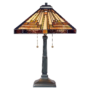 Stephen 2 Light Tischleuchte - Vintage Bronze von Elstead