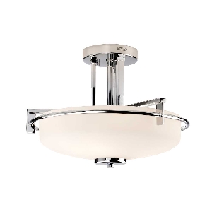 Taylor 3 Light Semi-Flush Light - Poliertes Chrom von Elstead
