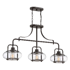 Trilogy 3 Licht Insel Licht - Olde Bronze von Elstead