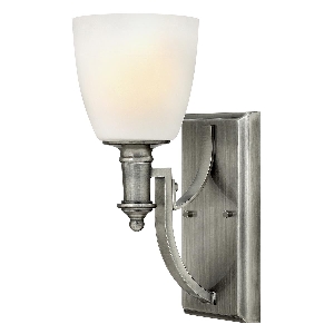 Truman 1 leichte Wandleuchte - Nickel antik von Elstead