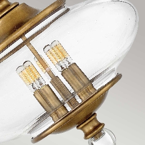 Hängeleuchte, Pendelleuchten & Hängelampen von Elstead Wexley 5 Leuchtende Pendelleuchte - Heritage Brass HK-WEXLEY-5P-HB