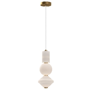 Alora Mood Bijou LED-Anhänger - Altgold von Elstead