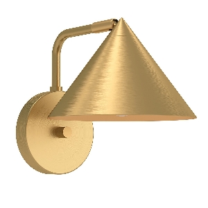 Alora Mood Remyck 1 lt Wandleuchte - Gebürstetes Gold von Elstead