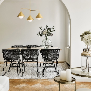 Serie REMYCK VON ALLE von Alle von Elstead Alora Mood Remyck 3 lt Kronleuchter - Gebürstetes Gold ALM-REMYCK3-GD