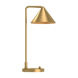 Alora Mood Remyck 1 lt Tischlampe - Gebürstetes Gold von Elstead