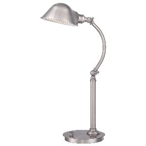 Elstead Thompson LED-Tischleuchte aus gebürstetem Nickel QZ-THOMPSON-TLBN Elstead Thompson LED-Tischleuchte aus gebürstetem Nickel QZ-THOMPSON-TLBN