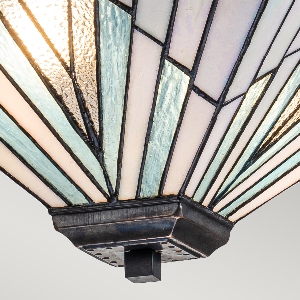 Serie ALDERLEY VON ELSTEAD von Elstead von Elstead Alderley 2lt Trio-Mount Pendelleuchte - Vintage Bronze TF-ALDERLEY-F-P