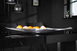 Serie LEAF VON CASA ELITE von Casa Élite von Casa Élite Bowl SILVER LEAF 17369