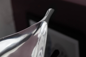 Serie LEAF VON CASA ELITE von Casa Élite von Casa Élite Schale SILVER LEAF 17370