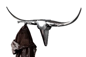 Wanddekoration Garderobenständer BULL  von Casa Élite