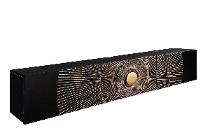 TV-Board GOLDEN SUNSET 3D 160 cm hängend von Casa Élite