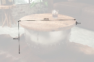 Casa Élite&nbsp;Couchtisch DRUMP STORAGE&nbsp;38949