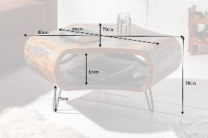 Casa Élite&nbsp;Couchtisch ORGANIC LIVING&nbsp;39753