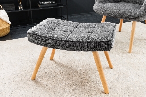 Serie SCANDINAVIA VON CASA ELITE von Casa Élite von Casa Élite Hocker SCANDINAVIA 44029