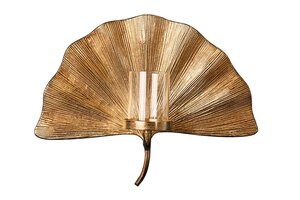 Wanddekoration Kerzenhalter GINKGO  von Casa Élite