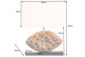 Casa Élite von Casa Élite Tischlampe REEF  43929