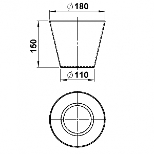 Albert Leuchten Schirme, Gläser & Stoffschirme von Albert Leuchten Ersatzglas L-750 10260141