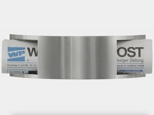 Zeitungshalter Typ Nr. 0744 - kompl. aus Edelstahl von Albert Leuchten