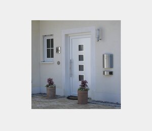 Albert Leuchten Briefkästen & Zeitungsrollen von Albert Leuchten Zeitungshalter Typ Nr. 0744 - kompl. aus Edelstahl 690744