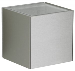 Wandstrahler Typ Nr. 2375 - 2-seitig - Edelstahl, breit/breit, mit 2 x LED 3 W von Albert Leuchten